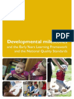 Developmental-milestonesDevelopmental Milestones and The EYLF and The NQS