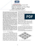Structural Behavior Analysis of Two-Ways (Waffle) Composite Slabs