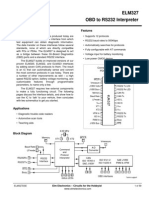 Hoja de Datos Del ELM327