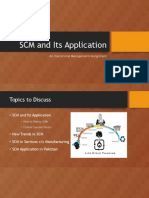 SCM and Its Application: An Operational Managements Assignment