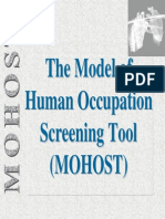 Model of Human Ocupattion Screening Tool MOHOST