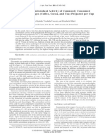 Richelle Et Al. (2001) Comparison of The Antioxidant Activity of Commonly Consumed Polyphenolice Beverages