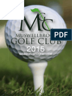 2015 Season Booklet - MBK Golf Club