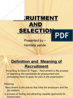 Recruitment and Selection