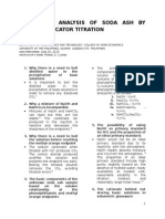 Quantitave Analysis of Soda Ash by Double-Indicator Titration