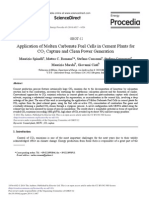 Application of Molten Carbonate Fuel Cells in Cement Plants For CO Capture and Clean Power Generation