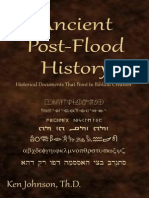 Ancient Post Flood History - Johnson Ken