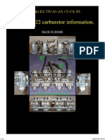 Kawasaki Teikei TK-22 Carburetor Information