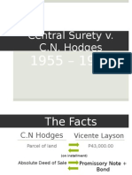 Central Surety v. CN Hodges