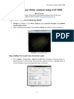 NonLinearAnalysis SAP2000