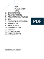 Chemistry Investigatory