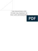 The Philistines and Other "Sea Peoples" in Text and Archaeology