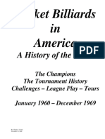 History of Pool 1960-1969