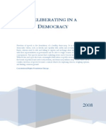 Anglais - Deliberating in A Democracy - Constitutional Rights Foundation Chicago (Culture + Anglais) PDF