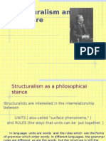 Structuralism and Saussure