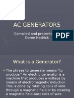 Ac Generators: Compiled and Presented by Doren Nedrick