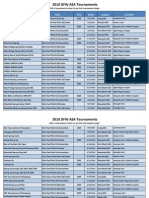 2010 DFW Tournaments