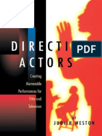 Judith Weston - Directing Actors