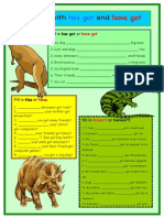 Dinosaurs Practice With Has Got and Have Got