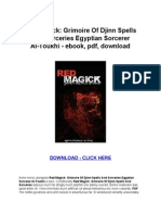 RedMagickGrimoireOfDjinnSpellsAndSorceriesEgyptianSorcererAl ToukhiSomeheroicalongside Ebookpdfdownload PDF