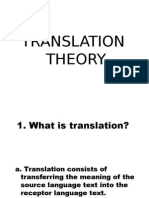 Theory of Translation