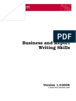 Business Report Writing Skills