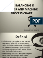 Line Balancing & Worker Machine Process Chart