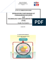 Edukasyong Pantahanan at Pangkabuhayan and Technology and Livelihood Education Grades 4-6 December 2013