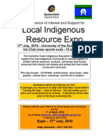 Expressions of Interest & Support - Resource Expo