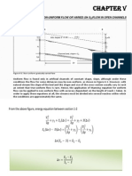 Chapter V - Open Channel Non-Uniform Flow