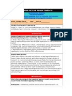 Article Review 2 - Sadrettin Orman