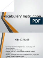 Vocabulary 