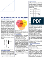 Cold Cracking of Welds Sodel