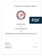 Law of Evidence - II Project