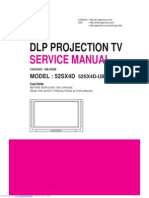 LG DLP TV 52sx4d SERVICE MANUAL