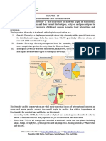 12 Biology Notes Ch15 Biodiversity and Conservation