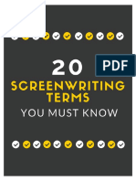 20 Screenwriting Terms You Must Know