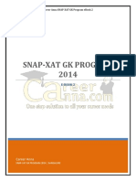 SNAP-XAT GKProgram2014 EBook2