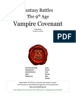The Ninth Age Vampire Covenant 0 11 0
