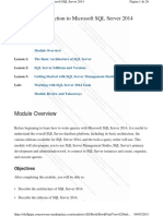 Module 1introduction To Microsoft SQL Server 2014