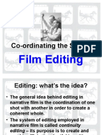 Co-Ordinating The Shots:: Film Editing