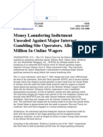 US Department of Justice Official Release - 01989-06 CRM 298