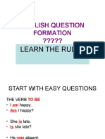 Question Formation - Learn The Rules Powerpoint