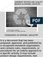 Garment Testing Standards