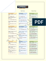 ToppersIQ Tenses Chart