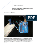 DS3231 Arduino Clock Instructions