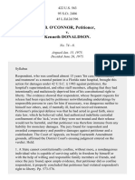 O'Connor v. Donaldson, 422 U.S. 563 (1975)