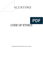 Codice Etico Valentino 01-07-2,,015 Final