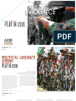 Political Violence in Mindanao: The State of Play in 2016