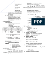 Analytical Chemistry Exercsises